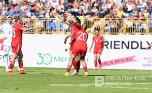 Алсу Абдуллина забила первый гол за команду России в товарищеском матче со сборной Ирана в Казани