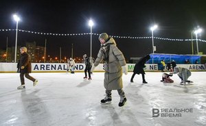 В Казани организуют 102 места для катания на коньках
