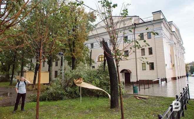 В Татарстане третий день подряд прогнозируют грозы и сильный ветер