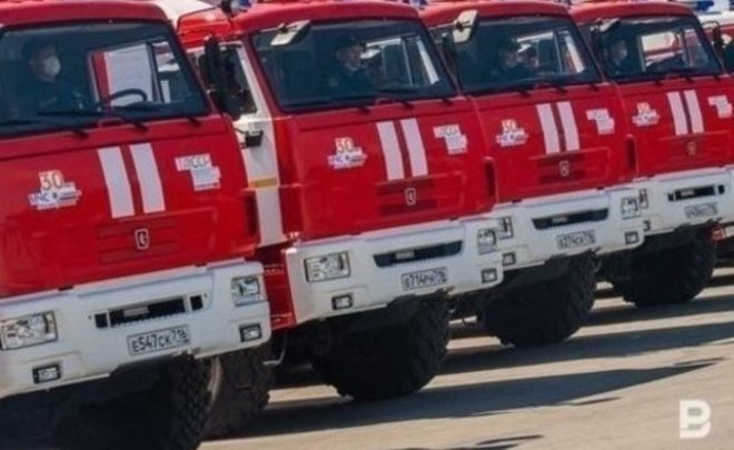 В Чистополе случился пожар вечером 31 декабря