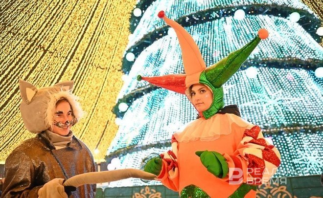 В Казани праздничные мероприятия в новогоднюю ночь организуют у «Чаши» и на «Черном озере»