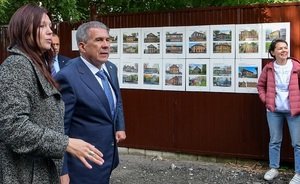 Минниханов осмотрел отреставрированный в рамках «Том Сойер Феста» дом в центре Казани