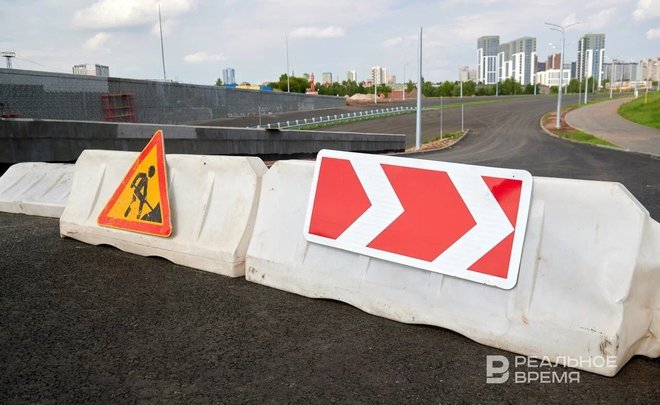В Казани на участке Горьковского шоссе ограничат движение до конца года