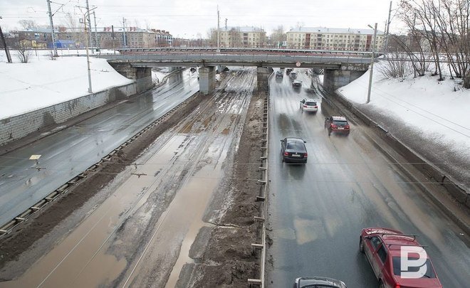Самая длинная пробка в Казани растянулась на 4 км