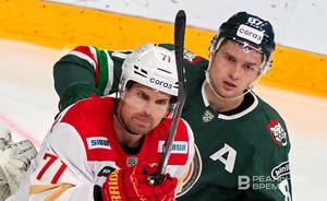 Дубль Вадима Шипачева не помог «Ак Барсу» одолеть «Сибирь» в матче КХЛ