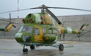 В Донецкой области разбился украинский военный вертолет Ми-2