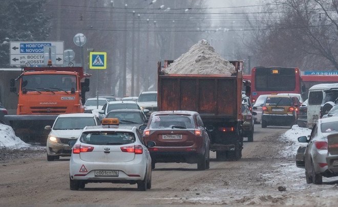 За сутки с улиц Казани вывезли более 10,8 тысячи тонн снега