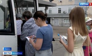 Жители Лаишево жалуются на переполненные автобусы