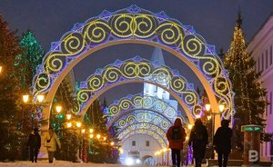 Советский район Казани украсят новогодней иллюминацией за 3 миллиона рублей