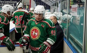 Минниханов поиграл в хоккей с врио главами Калмыкии и Астраханской области