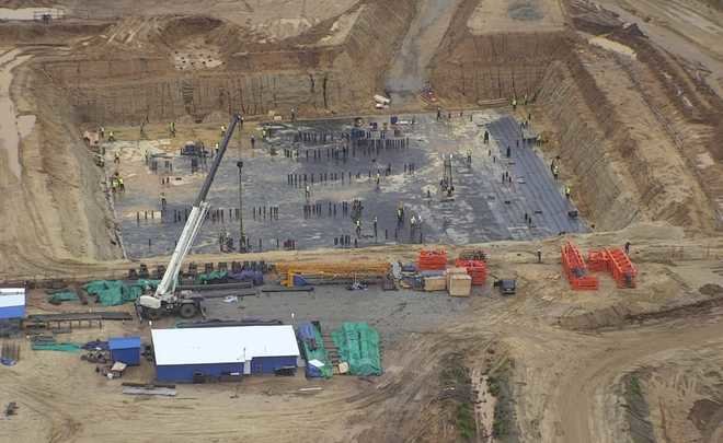 Рогозин опубликовал фото строительства второй очереди «Восточного» с татарстанской техникой