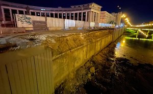 Ремонт обвалившейся стены на Булаке может закончиться к сентябрю этого года