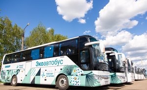 В Нижнекамске на линию вышли «зеленые» автобусы под брендом СИБУРа