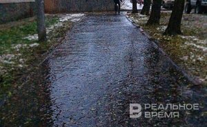 В Татарстане в понедельник ожидается снег, гололед и сильный ветер