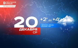 Сегодня в Казани дождь и до +4 градусов