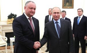 Президент Молдавии намерен обсудить с Путиным отмену таможенных пошлин