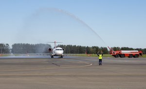 Аэропорт «Бегишево» встретил первый рейс из Тобольска
