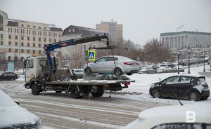 В Казани во время рейда ГИБДД за неправильную парковку эвакуировали 80 машин