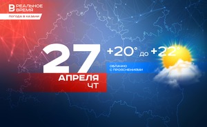 Сегодня в Казани ожидается сильный ветер и до +22 градусов