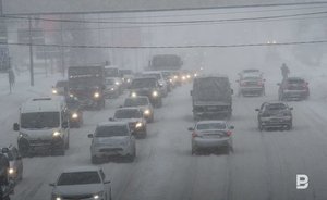 В Татарстане ожидается метель с ухудшением видимости до 1000 м и менее