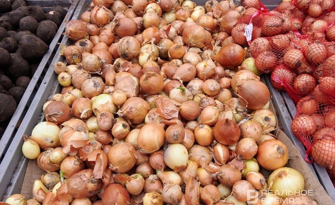 Лук в Татарстане с начала года подорожал в 1,6 раза