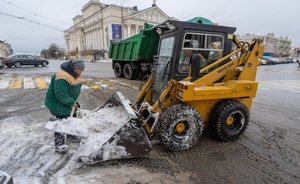 Администрация Кировского и Московского районов Казани разъяснила порядок вывоза снега с придомовых территорий