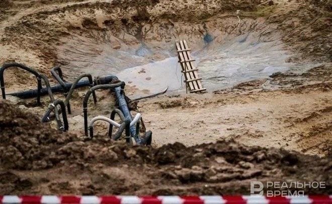 Участок улицы Завойского в Казани перекрыли из-за «масштабного провала»