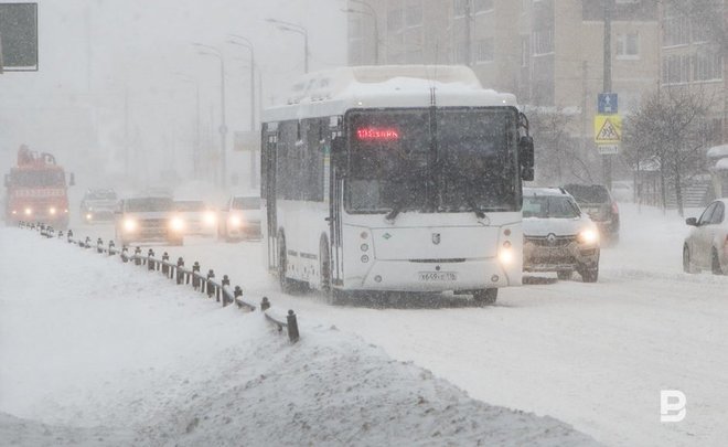 Завтра в Татарстане ожидается метель и сильный порывистый ветер