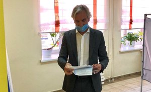 В Казани проголосовал депутат Госдумы РФ от Татарстана Ирек Зиннуров