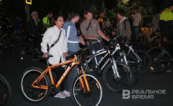 «Ночной велофест» в Казани перенесли на начало июля