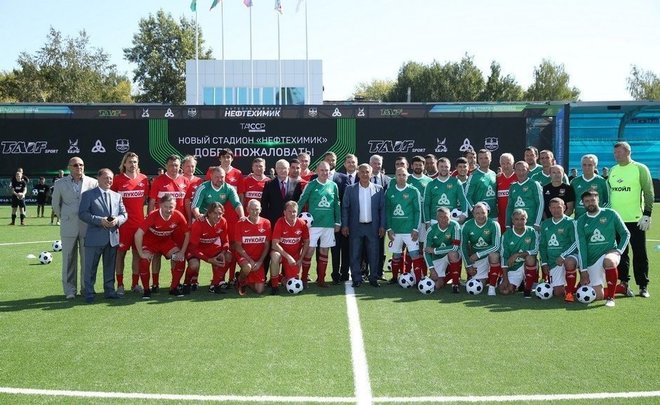 «Спартак» обыграл «Нефтехимик» в матче ветеранов в Нижнекамске