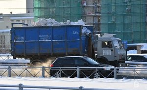 С начала зимнего сезона с казанских улиц вывезли более 408,7 тыс. тонн снега