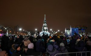 Главную елку Казани в новогоднюю ночь посетили 18 тысяч человек