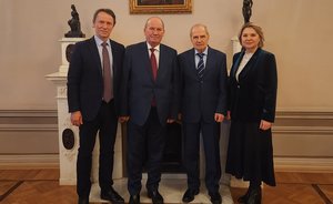 Члены Конституционного совета Татарстана встретились с Валерием Зорькиным