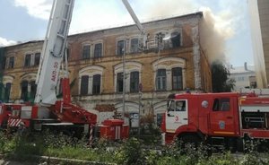 В центре Казани произошел пожар в «Соболевских номерах»