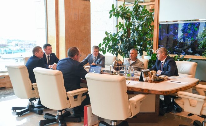 Раис Татарстана встретился с начальником Главгосэкспертизы России Игорем Маныловым