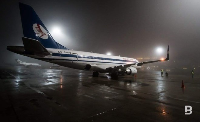 Работа аэропорта Саратова парализована из-за непогоды