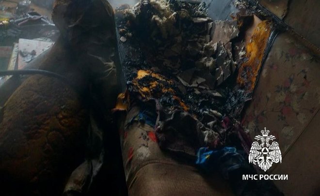 Мужчину спасли на пожаре в казанских Дербышках