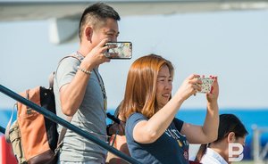 Поток иностранных туристов в Россию вырос в 2,3 раза