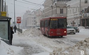 Утром в понедельник пробки в Казани достигли 9 баллов