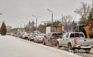 Пробки в Казани утром достигли 9 баллов