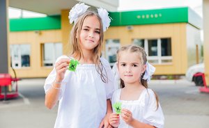 В Буинске на АЗС «ТАИФ-НК АЗС» прошла акция «Стань заметней на дороге»